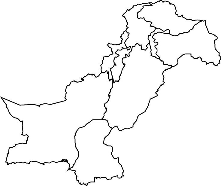 Pakistan map image
